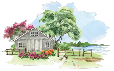 Cozy farms village